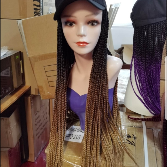 Box Braid Cap wig - Picture 7 of 11